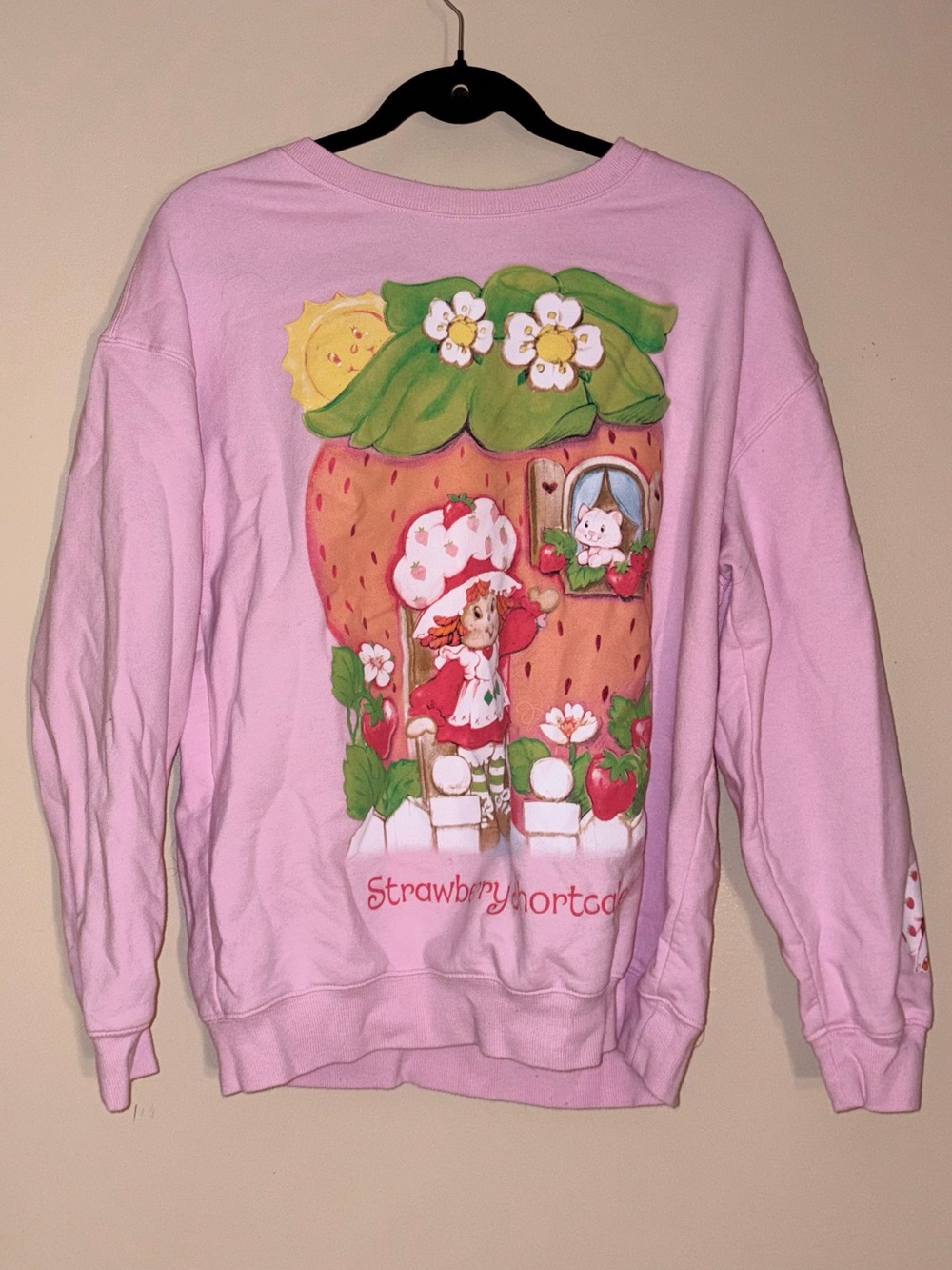 Strawberry Shortcake Pink Graphic Sweatshirt
